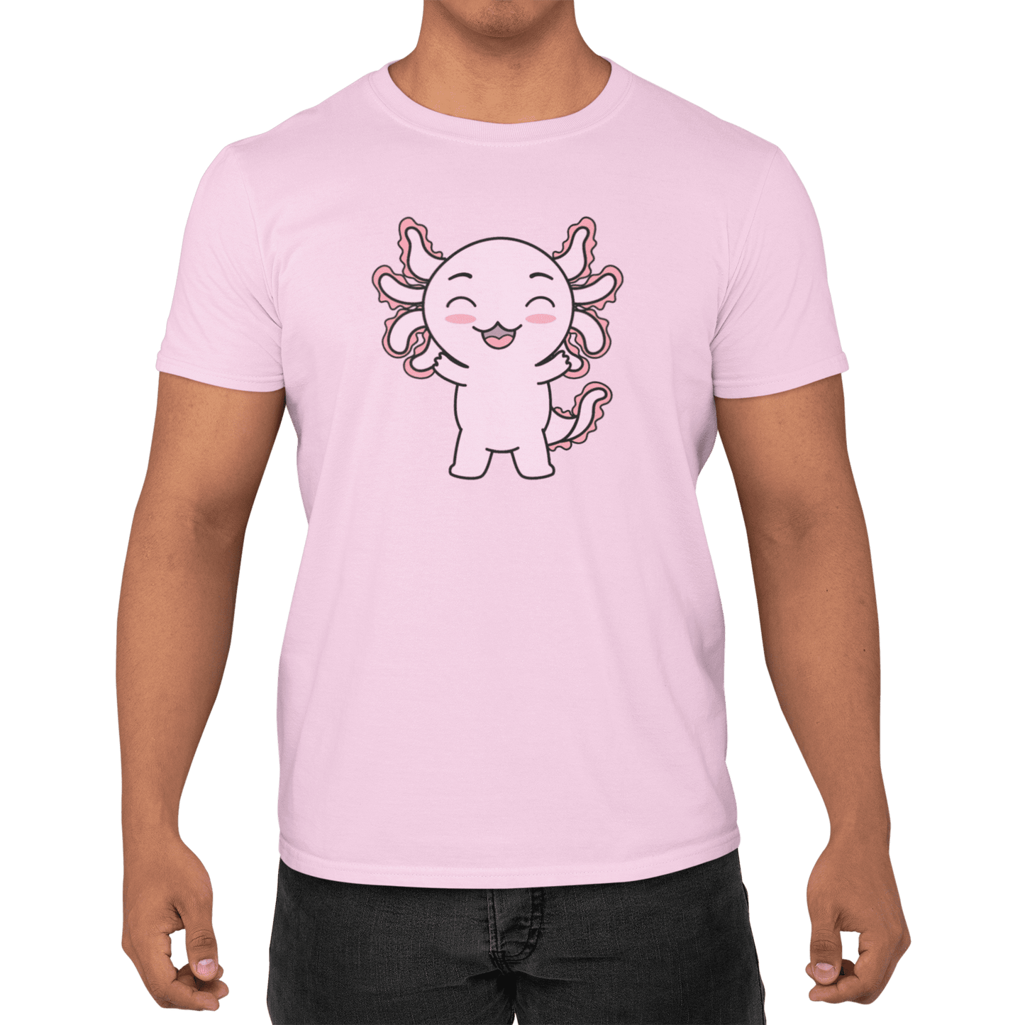 Playera Axolotzin Feliz Ajolote Adulto E Infantil