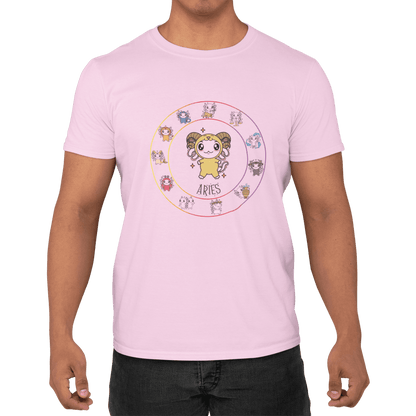 Playera Horoscopos Aries Axolotzin Ajolote Adulto E Infantil