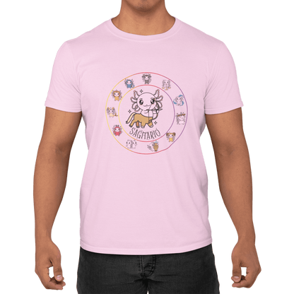 Playera Horoscopos Sagitario Axolotzin Ajolote Adulto E Infantil