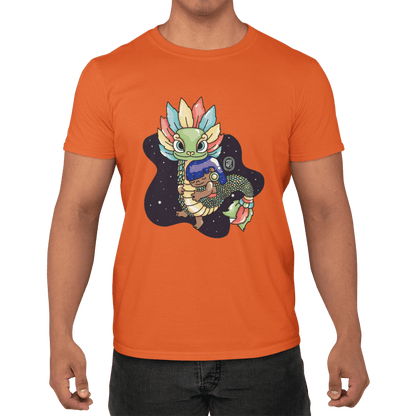 Playera Ajolotito Niña Y Quetzalcoatl Mirari Chan