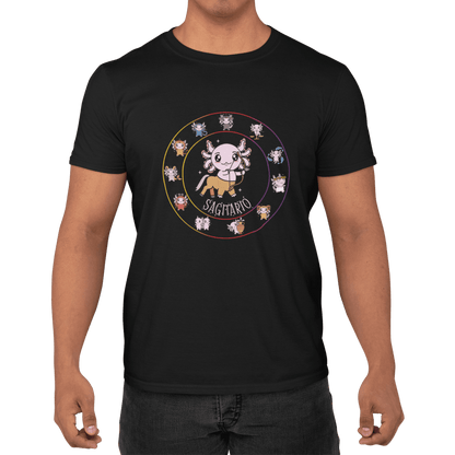 Playera Horoscopos Sagitario Axolotzin Ajolote Adulto E Infantil