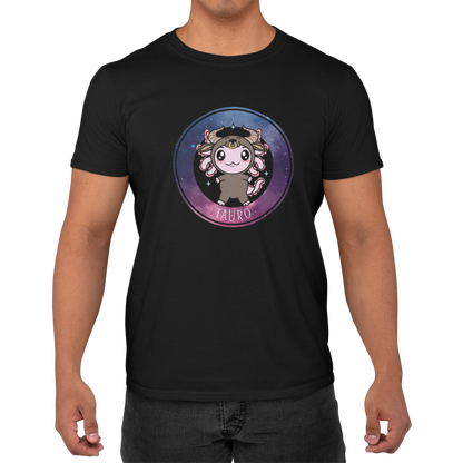 Playera Axolotzin Horoscopos Galaxy Tauro Ajolote Adulto E Infantil