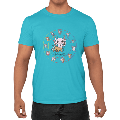 Playera Horoscopos Sagitario Axolotzin Ajolote Adulto E Infantil