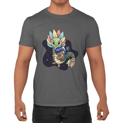 Playera Ajolotito Niña Y Quetzalcoatl Mirari Chan