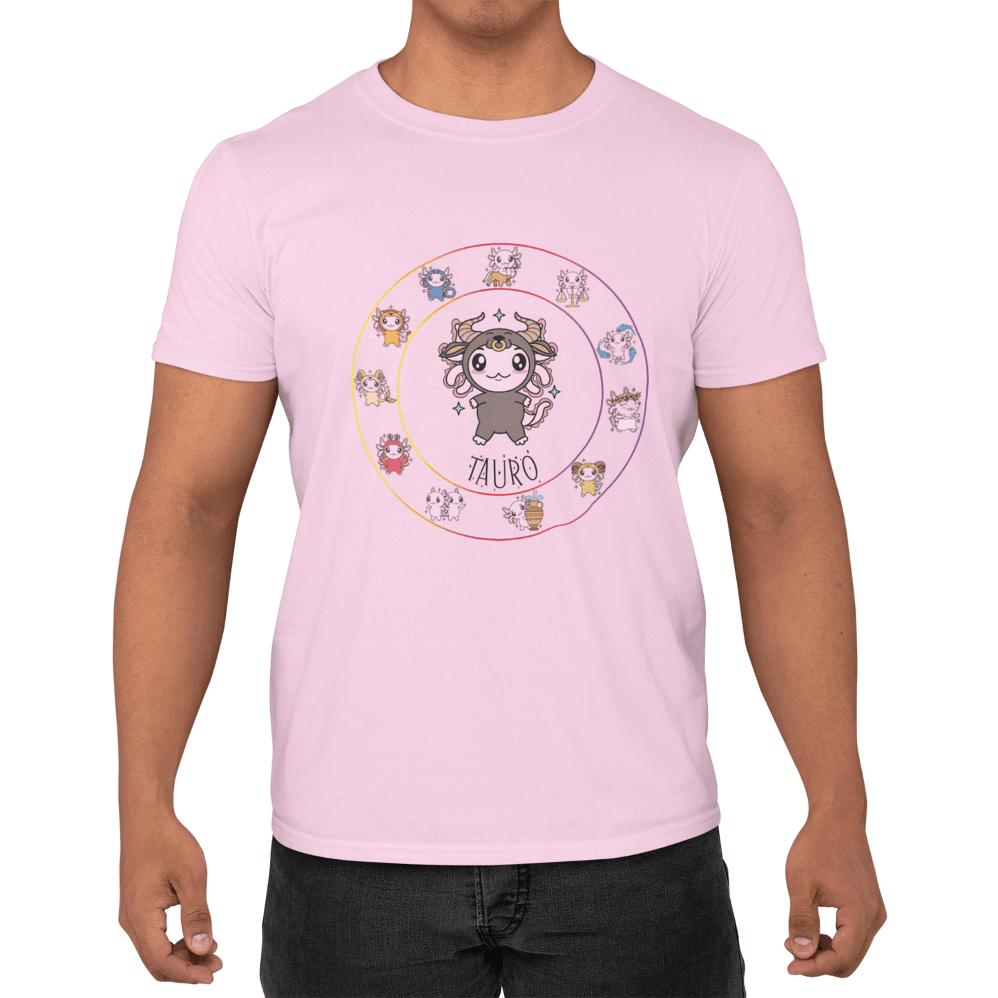 Playera Horoscopos Tauro Axolotzin Ajolote Adulto E Infantil