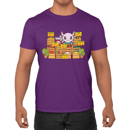 Playera Axolotzin Marchante Ajolote Adulto E Infantil