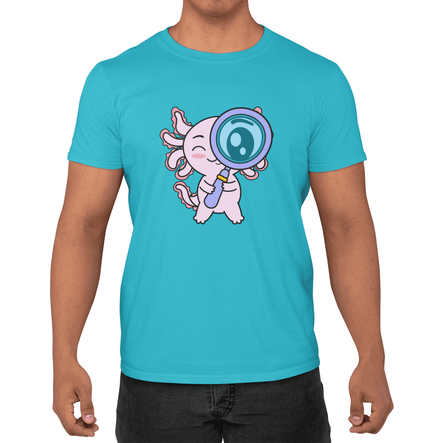 Playera Axolotzin Curioso Ajolote Adulto E Infantil