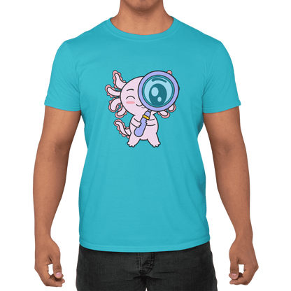 Playera Axolotzin Curioso Ajolote Adulto E Infantil