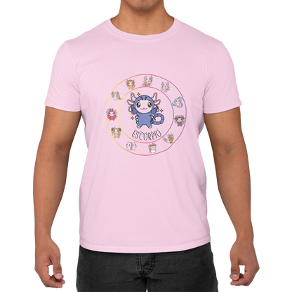 Playera Horoscopos Escorpio Axolotzin Ajolote Adulto E Infantil