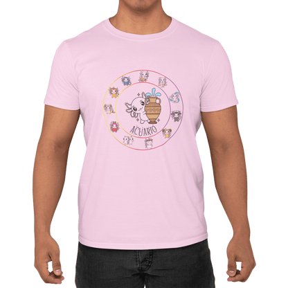 Playera Horoscopos Acuario Axolotzin Ajolote Adulto E Infantil