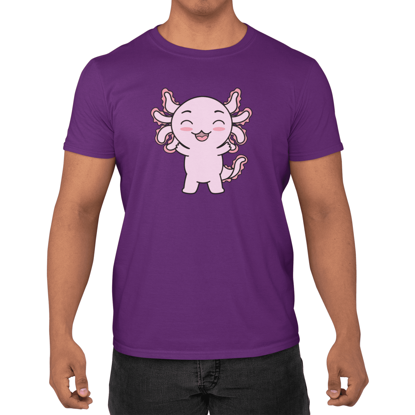Playera Axolotzin Feliz Ajolote Adulto E Infantil