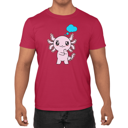 Playera Axolotzin Pensando Ajolote Adulto E Infantil