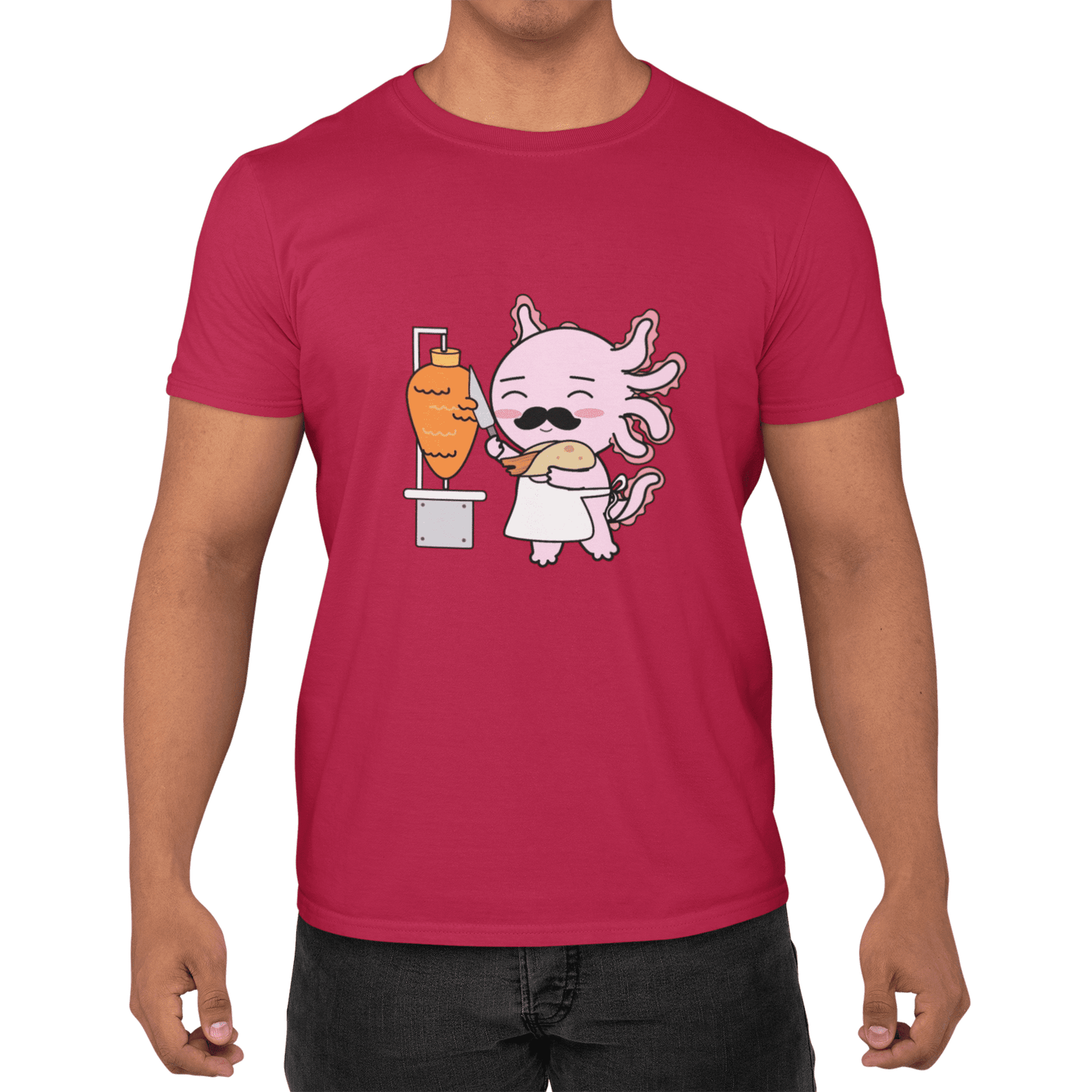 Playera Axolotzin Taquero Ajolote Adulto E Infantil