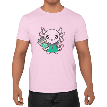 Playera Axolotzin Barista Ajolote Adulto E Infantil