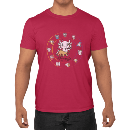 Playera Horoscopos Sagitario Axolotzin Ajolote Adulto E Infantil