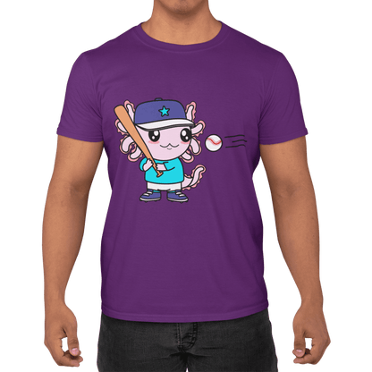 Playera Axolotzin Beisbolista Ajolote Adulto E Infantil