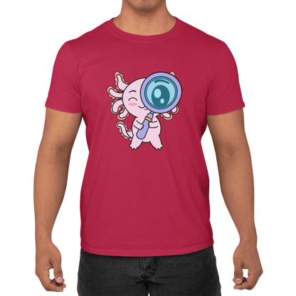 Playera Axolotzin Curioso Ajolote Adulto E Infantil