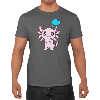Playera Axolotzin Pensando Ajolote Adulto E Infantil