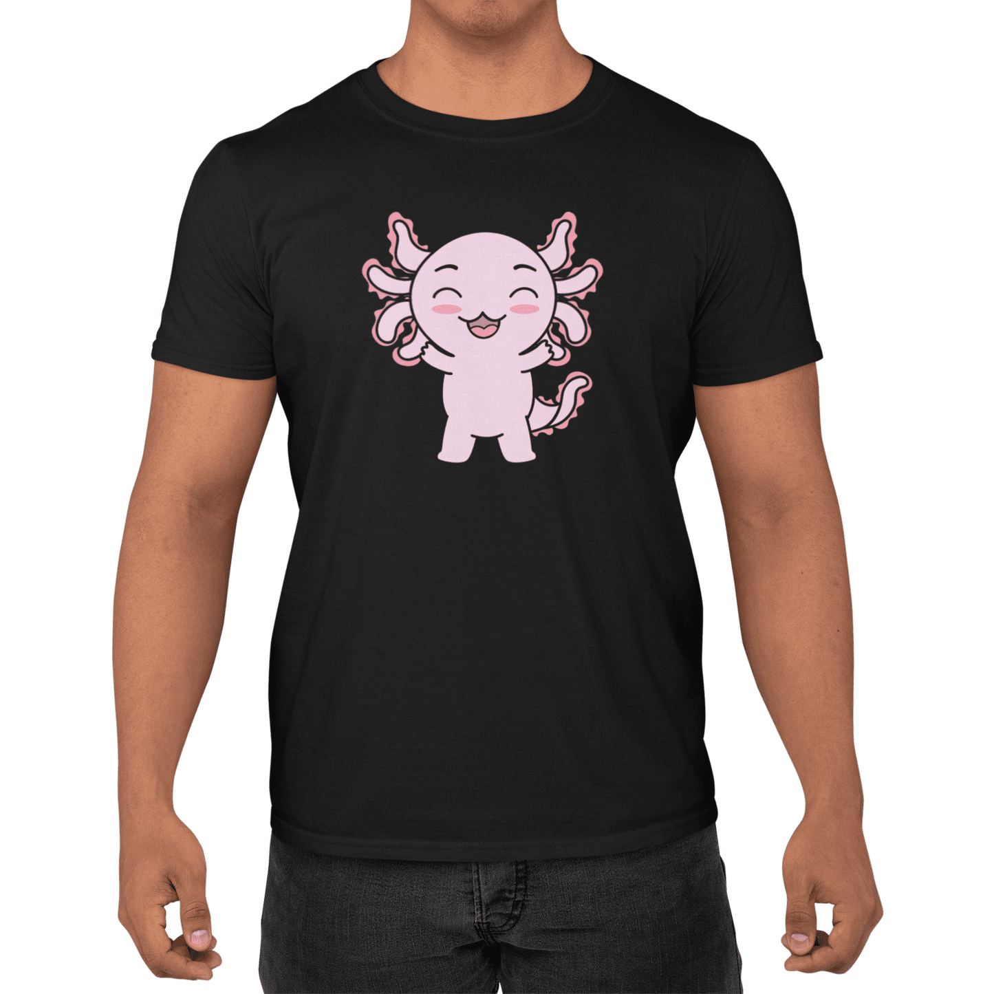 Playera Axolotzin Feliz Ajolote Adulto E Infantil