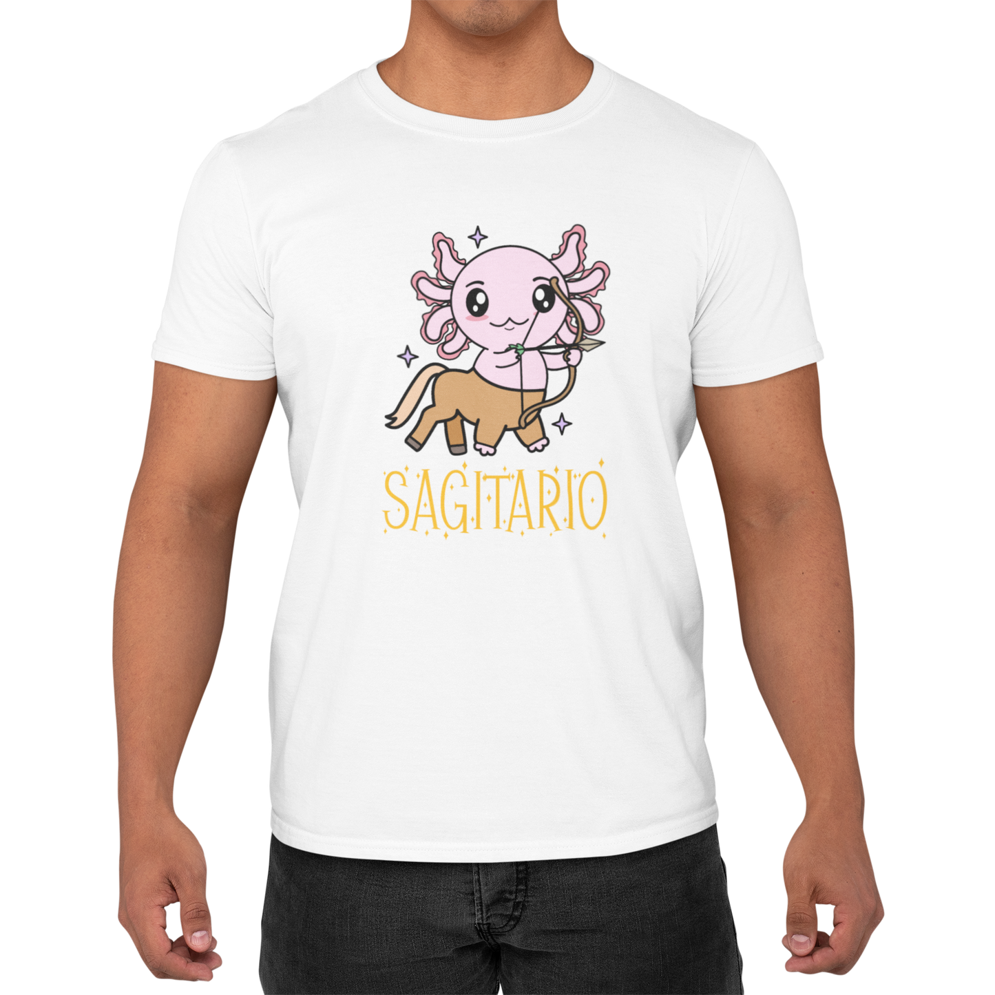 Playera Axolotzin Horoscopos Nombre Sagitario Ajolote Adulto E Infantil