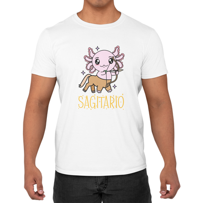 Playera Axolotzin Horoscopos Nombre Sagitario Ajolote Adulto E Infantil