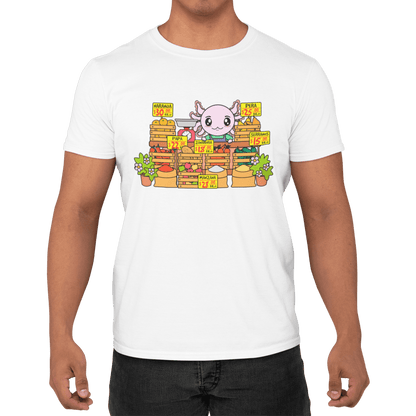 Playera Axolotzin Marchante Ajolote Adulto E Infantil