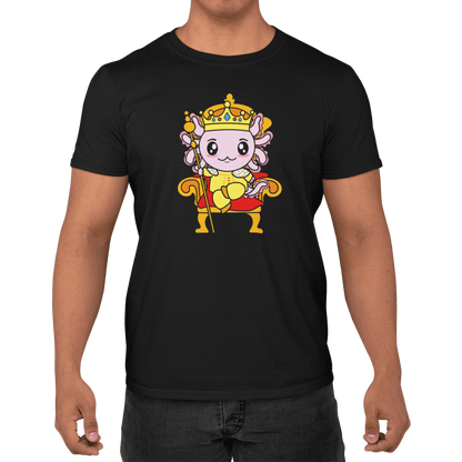 Playera Axolotzin Rey Ajolote Adulto E Infantil