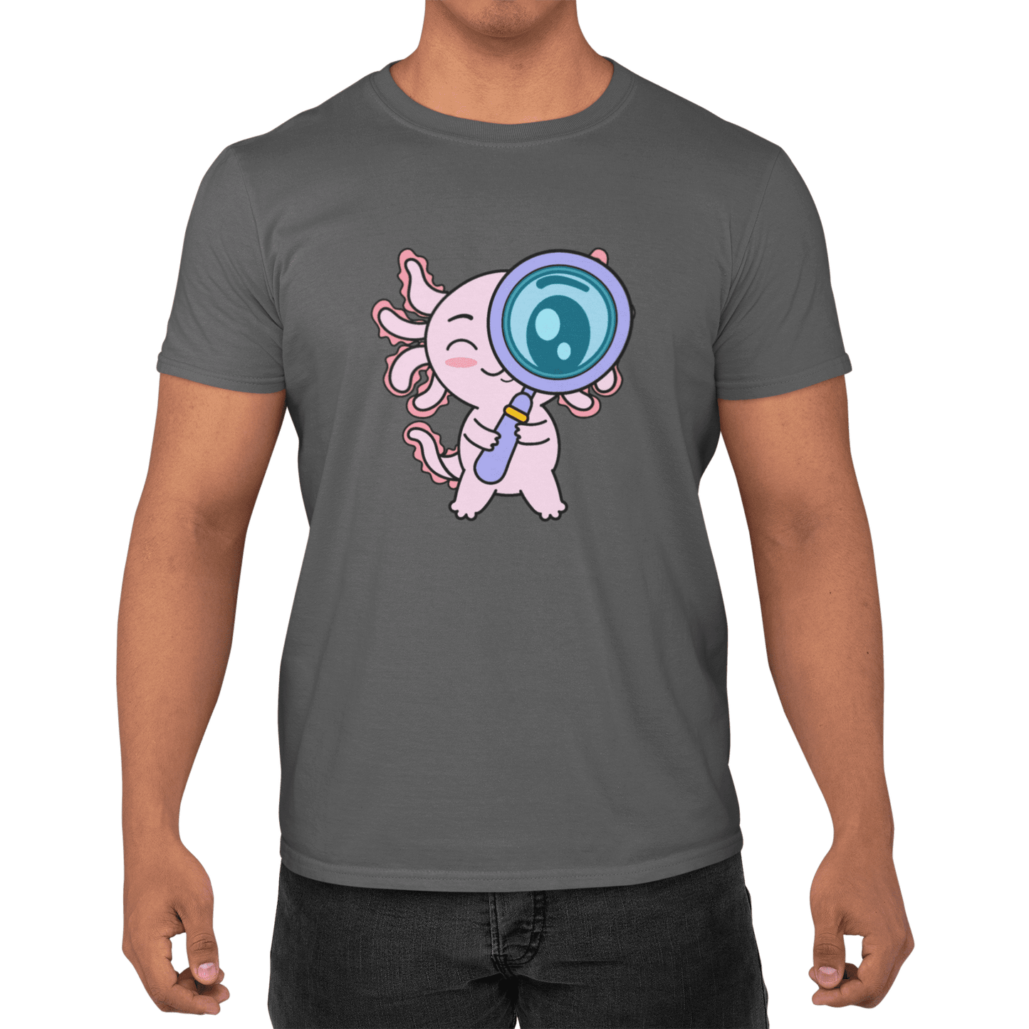 Playera Axolotzin Curioso Ajolote Adulto E Infantil