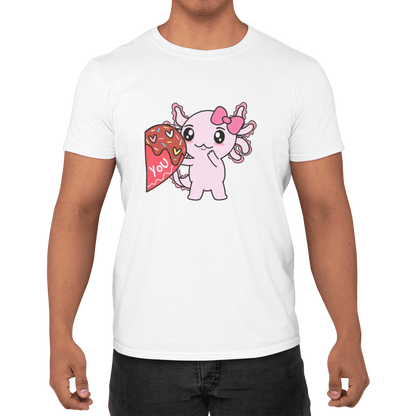 Playera Axolotzin Love You Ajolote Adulto