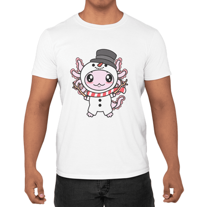 Axolotzin Muñeco De Nieve Ajolote Navidad