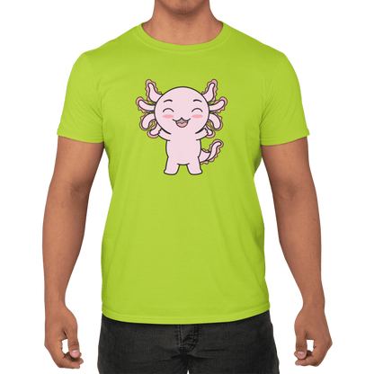 Playera Axolotzin Feliz Ajolote Adulto E Infantil