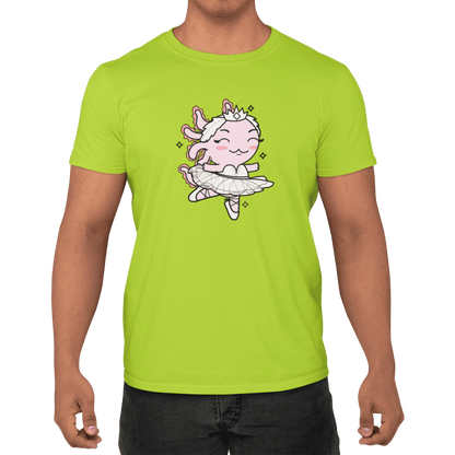 Playera Axolotzin Bailarina De Ballet Ajolote Adulto E Infantil