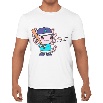 Playera Axolotzin Beisbolista Ajolote Adulto E Infantil