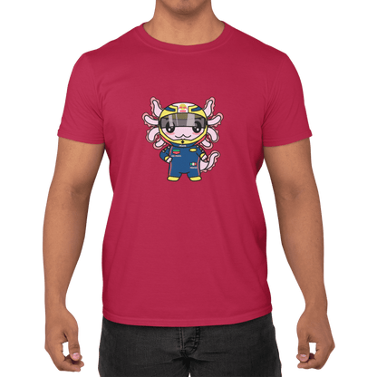 Playera Axolotzin Piloto De Carreras Ajolote Adulto E Infantil