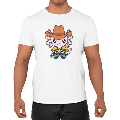 Playera Axolotzin Vaquero Ajolote Adulto E Infantil