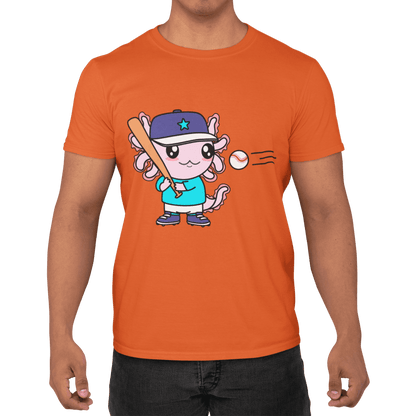 Playera Axolotzin Beisbolista Ajolote Adulto E Infantil