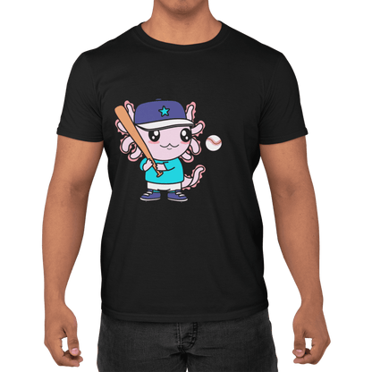 Playera Axolotzin Beisbolista Ajolote Adulto E Infantil