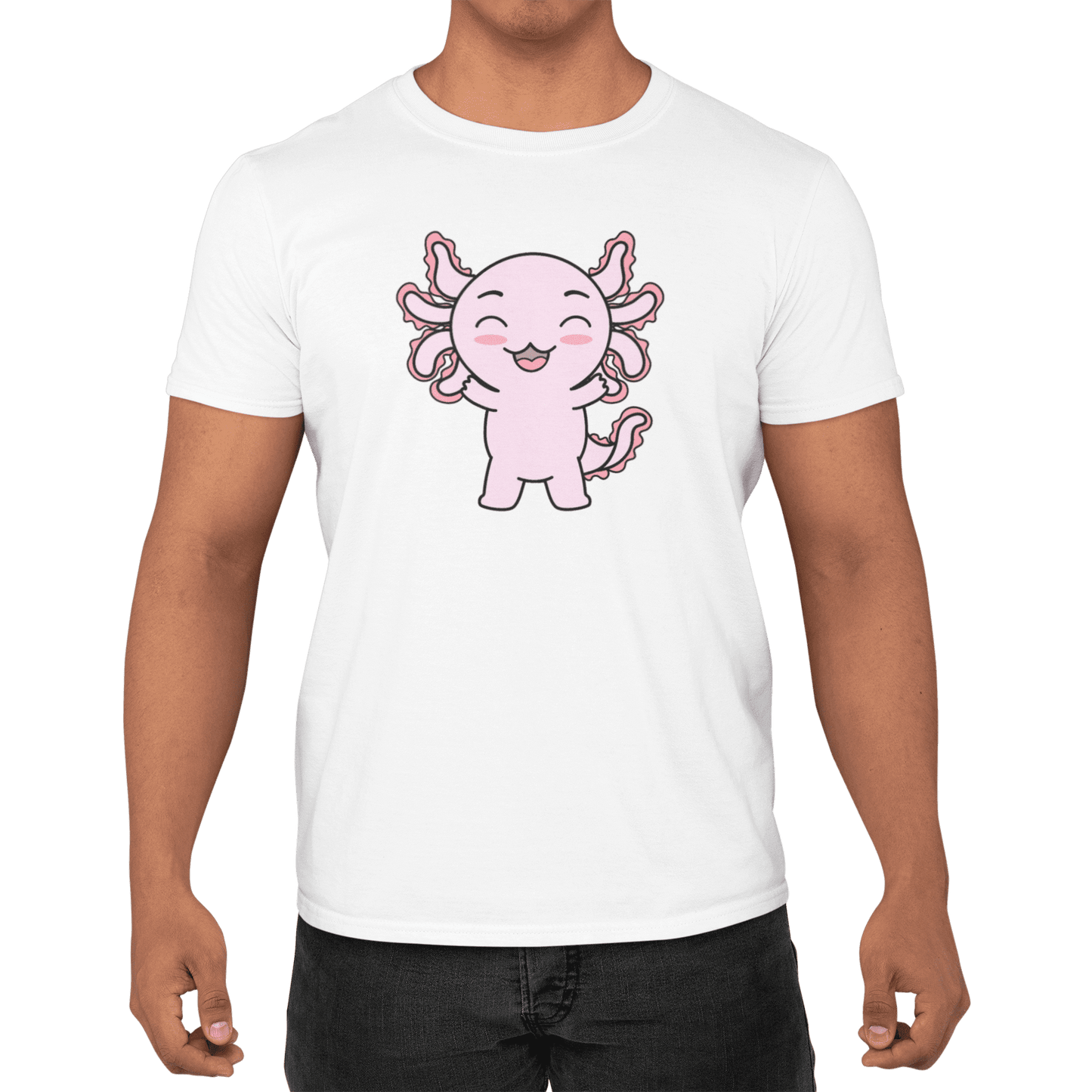 Playera Axolotzin Feliz Ajolote Adulto E Infantil