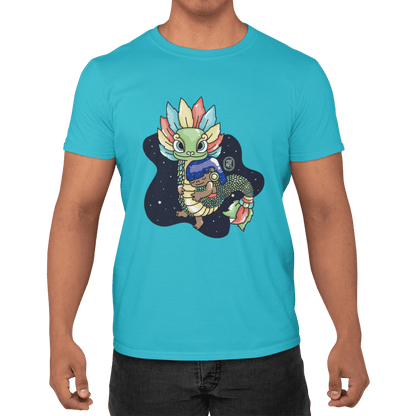 Playera Ajolotito Niña Y Quetzalcoatl Mirari Chan