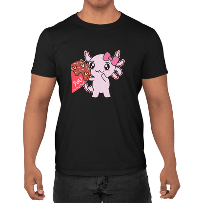 Playera Axolotzin Love You Ajolote Adulto