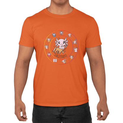 Playera Horoscopos Sagitario Axolotzin Ajolote Adulto E Infantil