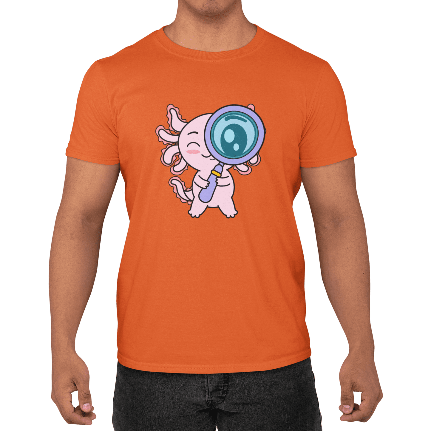 Playera Axolotzin Curioso Ajolote Adulto E Infantil