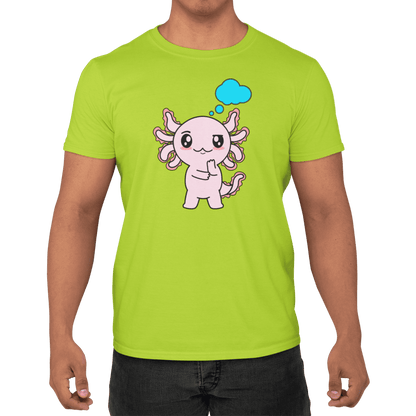 Playera Axolotzin Pensando Ajolote Adulto E Infantil