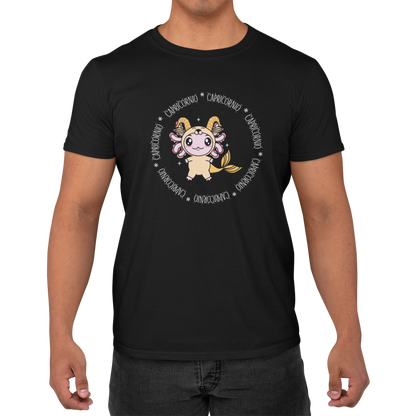 Playera Axolotzin Horoscopos Aro Capricornio Ajolote Adulto E Infantil