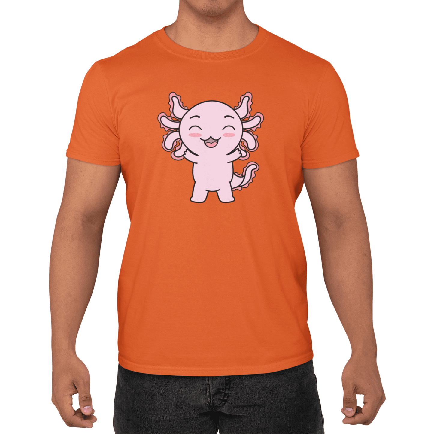 Playera Axolotzin Feliz Ajolote Adulto E Infantil