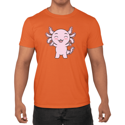 Playera Axolotzin Feliz Ajolote Adulto E Infantil