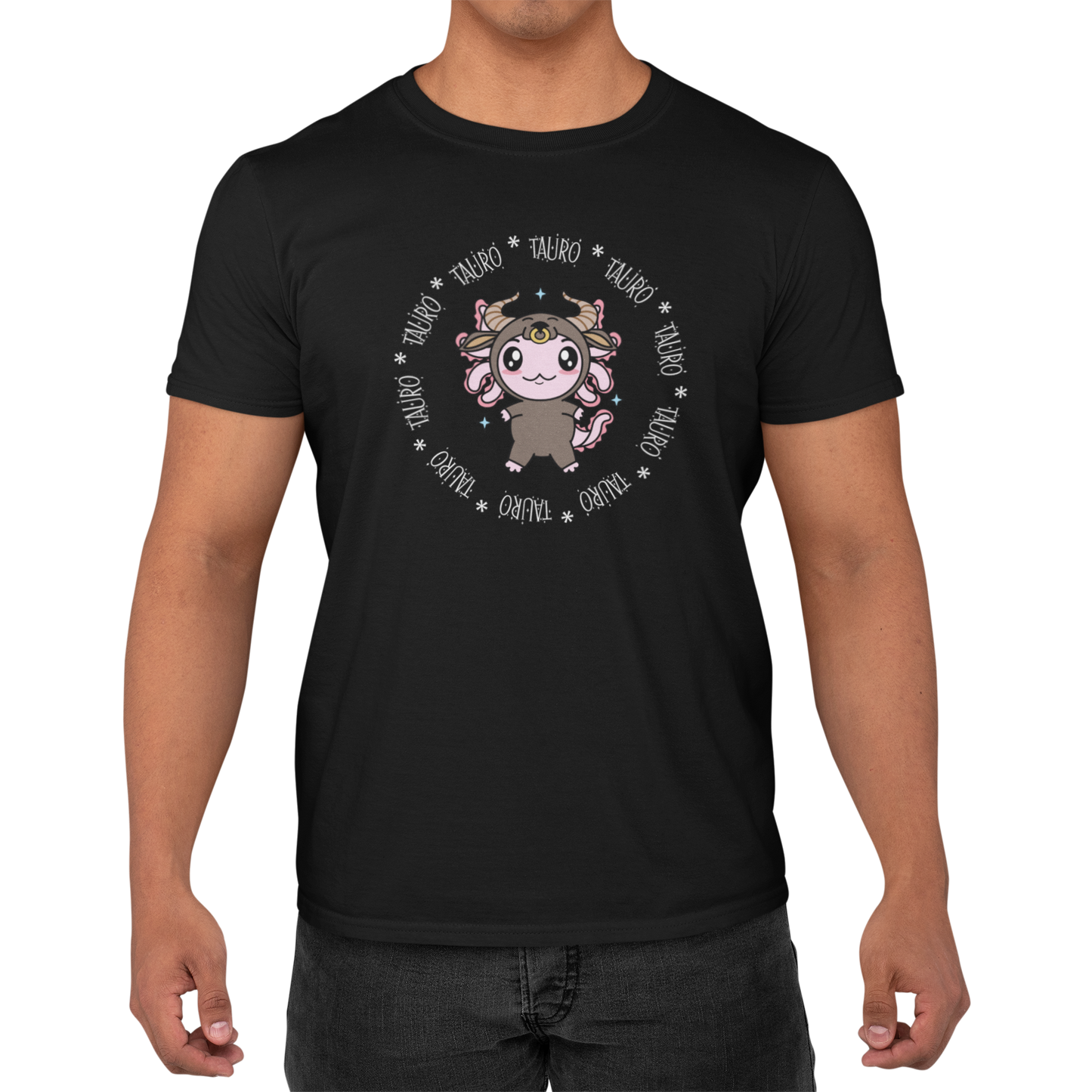 Playera Axolotzin Horoscopos Aro Tauro Ajolote Adulto E Infantil