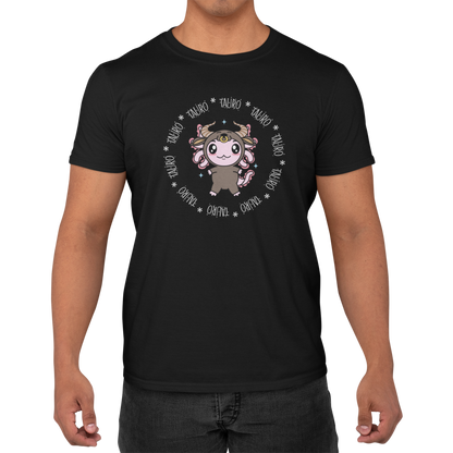 Playera Axolotzin Horoscopos Aro Tauro Ajolote Adulto E Infantil