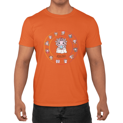 Playera Horoscopos Adivino Axolotzin Ajolote Adulto E Infantil