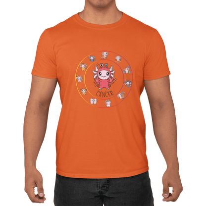 Playera Horoscopos Cancer Axolotzin Ajolote Adulto E Infantil